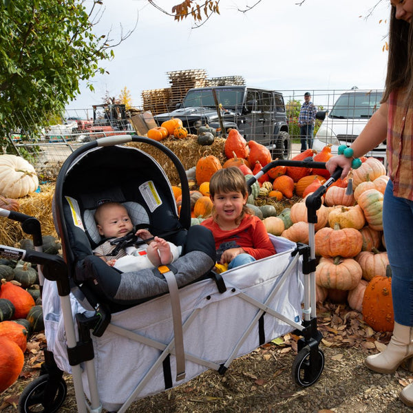 Taking your baby out to the pumpkin patch