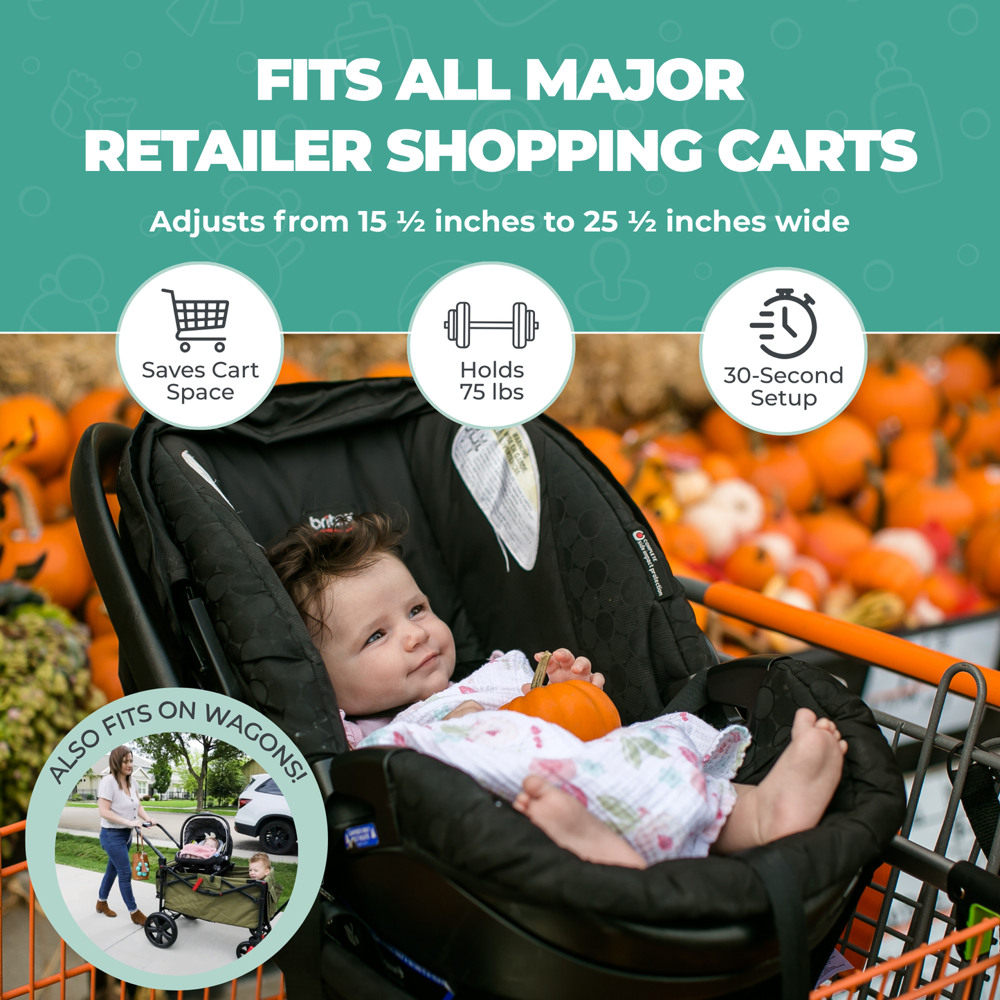 Totes Babies Car Seat Carrier