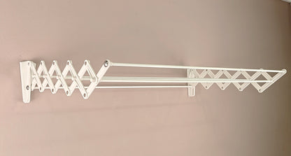 Totes Babies Space Saver Pro Wall-Mounted Clothes Drying Rack - Expandable 31.8" Wide Accordion