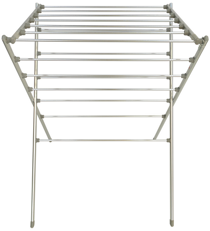 Totes Babies Premium Aluminum Foldable Air Drying Laundry Rack, Free-Standing, Easy Assembly, 12 Rails, 36-in.