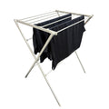 Totes Babies Premium Aluminum Foldable Air Drying Laundry Rack, Free-Standing, Easy Assembly, 12 Rails, 36-in.