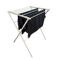 Totes Babies Premium Aluminum Foldable Air Drying Laundry Rack, Free-Standing, Easy Assembly, 12 Rails, 36-in.