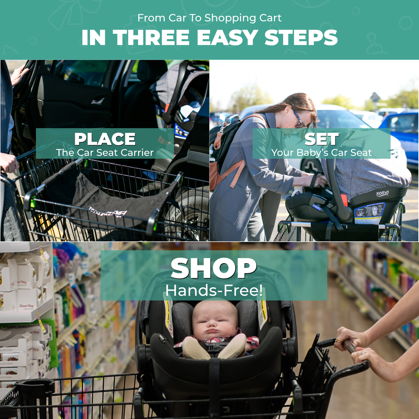 Totes Babies Car Seat Carrier